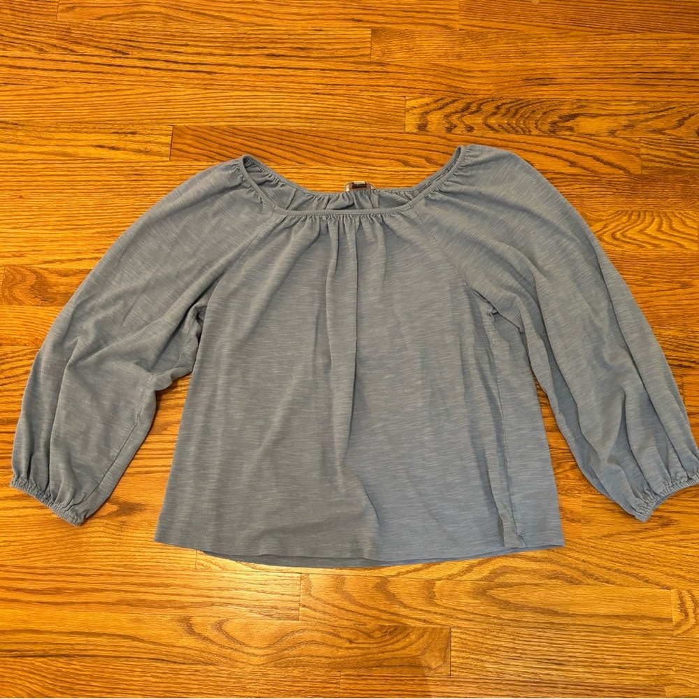 LOFT Slate Blue top